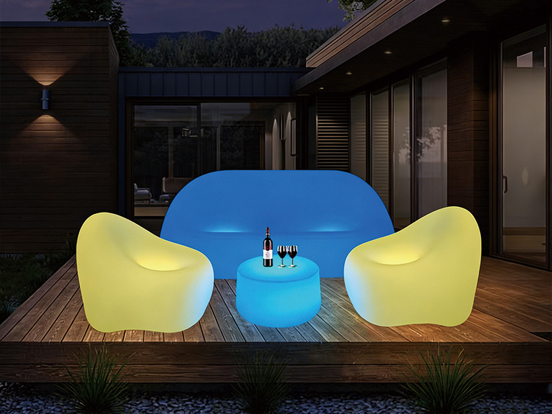 Muebles iluminados