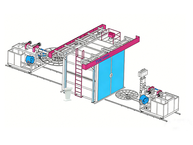 Máquina de rotomoldeo de lanzadera
